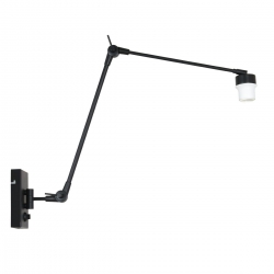 Steinhauer Lighting Wandleuchte Prestige Chic Gestell / Armatur 7396ZW Schwarz