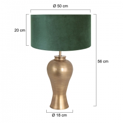 Steinhauer Lighting Tischleuchte Brass 7307BR