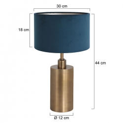 Steinhauer Lighting Tischleuchte Brass 7309BR