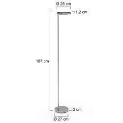 Steinhauer Stehleuchte Turound LED 2993ST