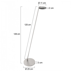 Steinhauer Stehleuchte Turound LED 2664ST