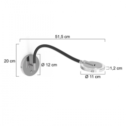 Steinhauer Turound LED 3377 Wandleuchte