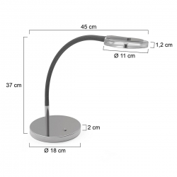 Steinhauer Turound LED 3373 Tischleuchte