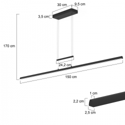 Steinhauer Profilo LED 3318 Pendelleuchte