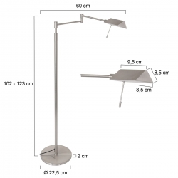 Steinhauer Stehleuchte Retina LED 3083ST