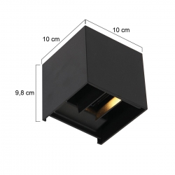 Steinhauer Lighting Wandleuchte Muro LED 3098ZW IP44