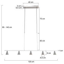 Steinhauer Lighting Pendelleuchte Vortex 3066ST