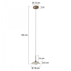 Steinhauer Lighting Pendelleuchte Sovereign Classic LED 2740BR