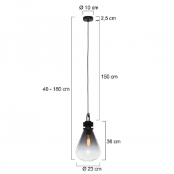 Steinhauer Lighting Pendelleuchte Flere LED 2670ZW