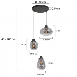 Steinhauer Lighting Pendelleuchte Reflexion LED 3079ZW