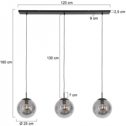 Steinhauer Lighting Pendelleuchte Bollique 3122ZW