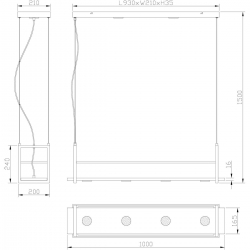 Steinhauer Lighting Hängeleuchte Tor 3298ZW