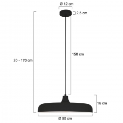 Steinhauer Lighting Pendelleuchte Krisip 2677ZW