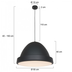 Steinhauer Lighting Pendelleuchte Nimbus 3073ZW