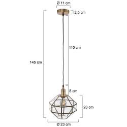 Steinhauer Lighting Pendelleuchte Pimpernel 3302BR