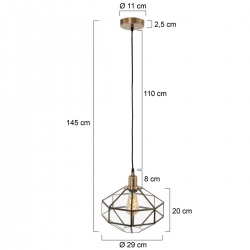 Steinhauer Lighting Pendelleuchte Pimpernel 3311BR