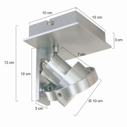 Steinhauer Lighting Deckenstrahler Quatro 1 - 4 flg. 7549ST 7550ST 7551ST 7552ST