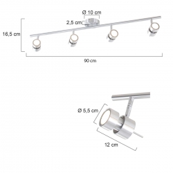 Steinhauer Lighting Stehleuchte Natasja 7904ST