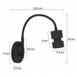 Steinhauer Lighting Wandleuchte Natasja 3094ZW