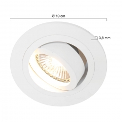 Steinhauer Lighting Einbaustrahler Pélite spot 7304