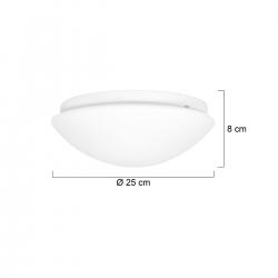 Steinhauer Lighting Deckenleuchte Ceiling & Wall 2127W 2128W IP44