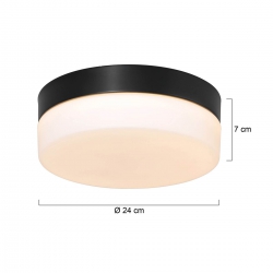 Steinhauer Lighting Deckenleuchte Ceiling & Wall 1362ZW 1363ZW 1364ZW IP44