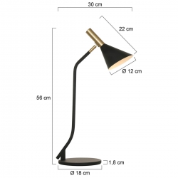 Anne Lighting Tischleuchte Anne's choice 2489ZW