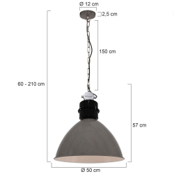 Anne Lighting Pendelleuchte Frisk 7696GR