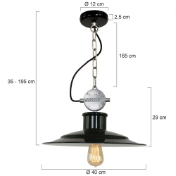 Anne Lighting Pendelleuchte Millstone 7737ZW