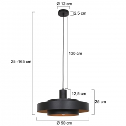 Anne Lighting Pendelleuchte Flinter 3329ZW