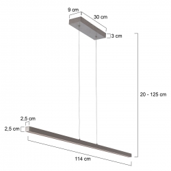 Mexlite Lighting Pendelleuchte Danske 2745ST