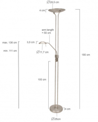 Mexlite Lighting Stehleuchte Biron 7500ST