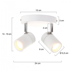 Mexlite Lighting Deckenleuchte Upround 2487W IP44