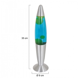 Mexlite Lighting Lavalampe Tischleuchte Volcan 3116ZW 3116ST