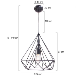 Mexlite Lighting Pendelleuchte 7597ZW