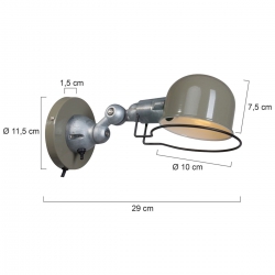 Mexlite Lighting Wandleuchte Davin 7657G