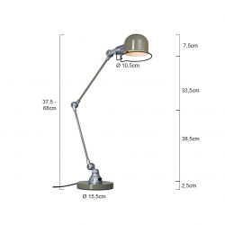 Mexlite Lighting Tischleuchte Davin 7655G