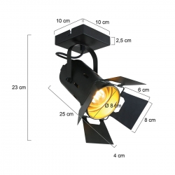 Mexlite Lighting Deckenleuchte Carré 7996ZW