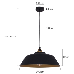 Mexlite Lighting Pendelleuchte Nové 1318ZW