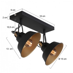 Mexlite Lighting Deckenleuchte Nové 3327ZW