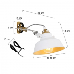 Mexlite Lighting Wandleuchte Nové 1320W