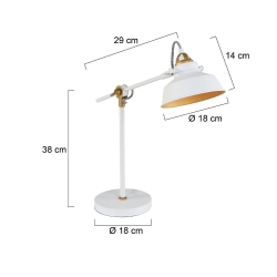 Mexlite Lighting Tischleuchte Nové 1321W