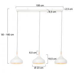 Mexlite Lighting Pendelleuchte Bjorr 3099W