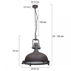 Mexlite Lighting Pendelleuchte Eliga 7636WZ 7636B