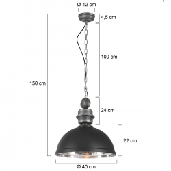 Mexlite Lighting Pendelleuchte Gaeve 2660ZW 2661ZW