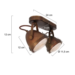 Mexlite Lighting Deckenleuchte Paco 1312B