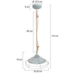 Mexlite Lighting Pendelleuchte 7776GR