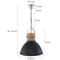 Mexlite Lighting Pendelleuchte Emile 7781ZW