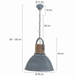 Mexlite Lighting Pendelleuchte Emile 7781GR