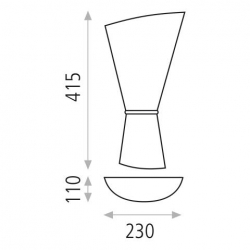 ACB Wandleuchte PERLA A30201OP